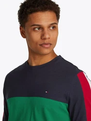 Tommy Hilfiger T-Shirt GLOBAL STRIPE COLOURBLOCK TEE Colorblocking