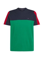 Tommy Hilfiger T-Shirt GLOBAL STRIPE COLOURBLOCK TEE Colorblocking