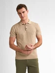 Petrol Industries Strickpullover Gestricktes Poloshirt Ozean