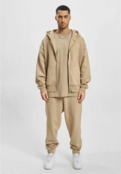 DEF Kapuzenpullover Zip Hoody Beige/Khaki/Braun