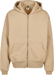 DEF Kapuzenpullover Zip Hoody Beige/Khaki/Braun