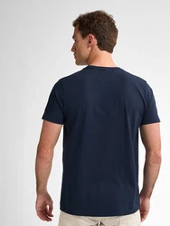 Petrol Industries T-Shirt mit Aufdruck Manta Dunkelblau
