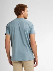 Petrol Industries T-Shirt mit Aufdruck Manta Blau/Grau/Hellblau