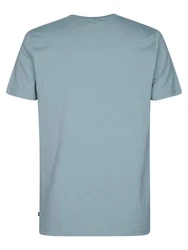 Petrol Industries T-Shirt mit Aufdruck Manta Blau/Grau/Hellblau