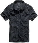 Brandit Kurzarmhemd Roadstar Schwarz/Grau/Dunkelgrau