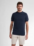 Petrol Industries Strickpullover Baysideview Dunkelblau/Blau