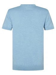 Petrol Industries Strickpullover Baysideview Blau/Hellblau