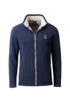 Linea Fleecejacke LPO Herren Teddyfleecejacke Reece Blau/Dunkelblau