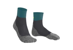 FALKE Kurzsocken Damen Sportsocken TK2 Short Cool Trekking Grün/Dunkelblau/Türkis/Grau
