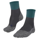 FALKE Kurzsocken Damen Sportsocken TK2 Short Cool Trekking Grün/Dunkelblau/Türkis/Grau FALKE Kurzsocken Damen Sportsocken TK2 Short Cool Trekking Grün/Dunkelblau/Türkis/Grau