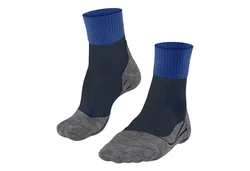 FALKE Kurzsocken Damen Sportsocken TK2 Short Cool Trekking Dunkelblau/Hellblau/Blau/Grau