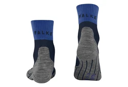 FALKE Kurzsocken Damen Sportsocken TK2 Short Cool Trekking Dunkelblau/Hellblau/Blau/Grau