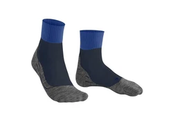 FALKE Kurzsocken Damen Sportsocken TK2 Short Cool Trekking Dunkelblau/Hellblau/Blau/Grau