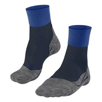 FALKE Kurzsocken Damen Sportsocken TK2 Short Cool Trekking Dunkelblau/Hellblau/Blau/Grau