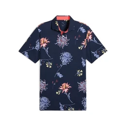 Poloshirt Golfpolo Mattr Dahlia Navy-Gemustert Herren UK S