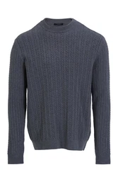 Lufian Strickpullover RIGHT Eleganz und Komfort Grau/Dunkelblau/Dunkelgrau/Hellgrau