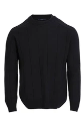 Lufian Strickpullover LIGHT Perfekt für alle Jahreszeiten Schwarz/Grau/Grün