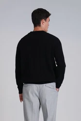 Lufian Strickpullover LIGHT Perfekt für alle Jahreszeiten Schwarz/Grau/Grün