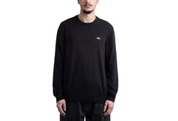 Lacoste Sweatshirt Logo Sweater Schwarz/Beige