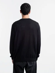 Lacoste Sweatshirt Logo Sweater Schwarz/Beige