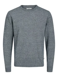 Jack & Jones Strickpullover JJEBASIC KNIT CREW NECK Blue Haze