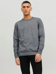 Jack & Jones Strickpullover JJEBASIC KNIT CREW NECK Blue Haze
