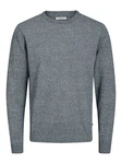 Jack & Jones Strickpullover JJEBASIC KNIT CREW NECK Blue Haze