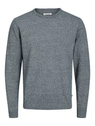 Jack & Jones Strickpullover JJEBASIC KNIT CREW NECK Blue Haze
