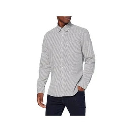Langarmhemd uni regular fit (1-tlg)