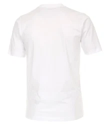 CASAMODA Rundhalsshirt Kurzarmshirt Doppelpack T-Shirt O-Neck Weiß/Creme