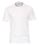 CASAMODA Rundhalsshirt Kurzarmshirt Doppelpack T-Shirt O-Neck Weiß/Creme