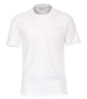 CASAMODA Rundhalsshirt Kurzarmshirt Doppelpack T-Shirt O-Neck Weiß/Creme CASAMODA Rundhalsshirt Kurzarmshirt Doppelpack T-Shirt O-Neck Weiß/Creme