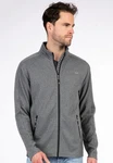 DEPROC Active Strickfleecejacke SCOTT CS Mid-Layer Grau/Hellgrau/Dunkelgrau