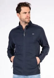 DEPROC Active Strickfleecejacke SCOTT CS Mid-Layer Dunkelblau/Hellblau/Blau/Grau