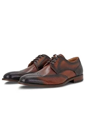 Digel Schnürschuh Braun/Beige/Dunkelrot/Bordeaux/Orange