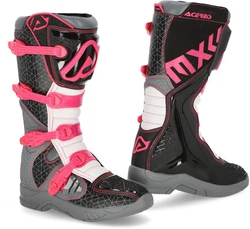 Acerbis X-Team Motocross Stiefel Rosa