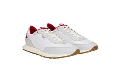 HUGO Sneaker mit Markendetails Icelin_runn_pupdny_N Creme/Weiß