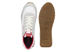 HUGO Sneaker mit Markendetails Icelin_runn_pupdny_N Creme/Weiß