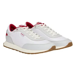 HUGO Sneaker mit Markendetails Icelin_runn_pupdny_N Creme/Weiß