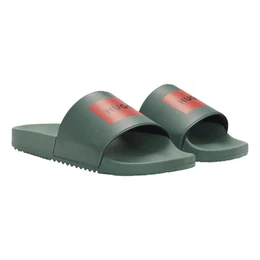 Timein_slid_ph Badepantolette mit weichem Textil-Innenfutter