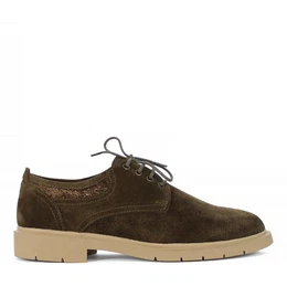 Celal Gltekin 675-133 Schnrschuh Elegante Wildleder-Schnrschuhe mit Lederfutter und EVA-Sohle.