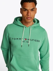 Tommy Hilfiger Sweatshirt TOMMY LOGO HOODY Grün/Hellgrün/Neonfarben