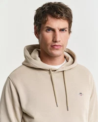 GANT Herren Hoodie REGULAR SHIELD HOODIE Khaki/Beige/Braun