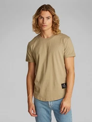 Calvin Klein Jeans T-Shirt Khaki/Dunkelgrün
