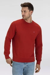 Levi's Sweatshirt 'Original Housemark' Rot/Orange