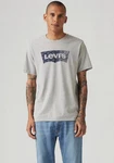 LEVI'S T-Shirt Graphic Set-In Neck Grau/Rot/Silber/Braun