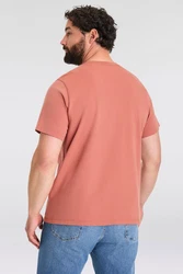 Levi's Big & Tall Shirt 'Original Housemark Tee' Rot/Orange/Rosa/Braun