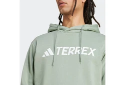 adidas TERREX Kapuzensweatshirt MT LOGO HD Hellgrün/Grün