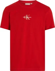Calvin Klein Jeans T-Shirt MONOLOGO TEE Rot/Dunkelrot