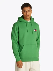 Tommy Jeans Sweatshirt TJM REG ESSENTIAL FLAG HOOD EXT Grün/Dunkelgrün/Hellgrün/Neonfarben